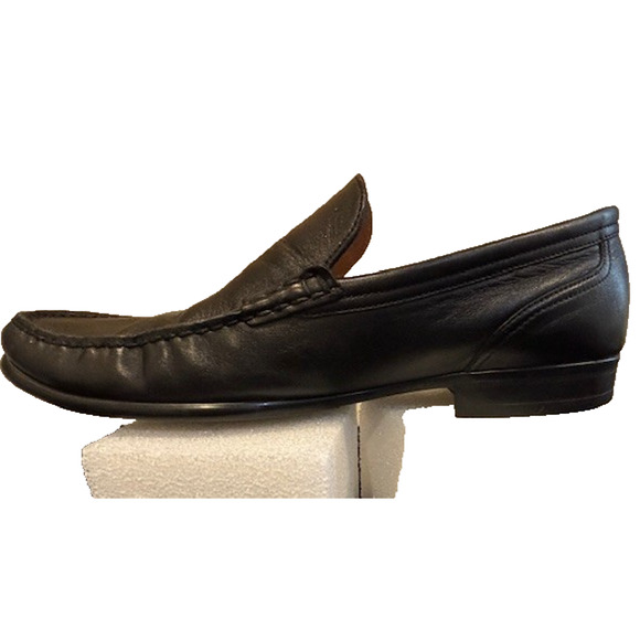 BALLY Colmar Leather mens loafers 9.5E Black Very Nice Condition - Picture 7 of 11